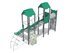Set cu două turnuri pentru loc de joacă - BGL-1104 RECYCLED miniatura 1